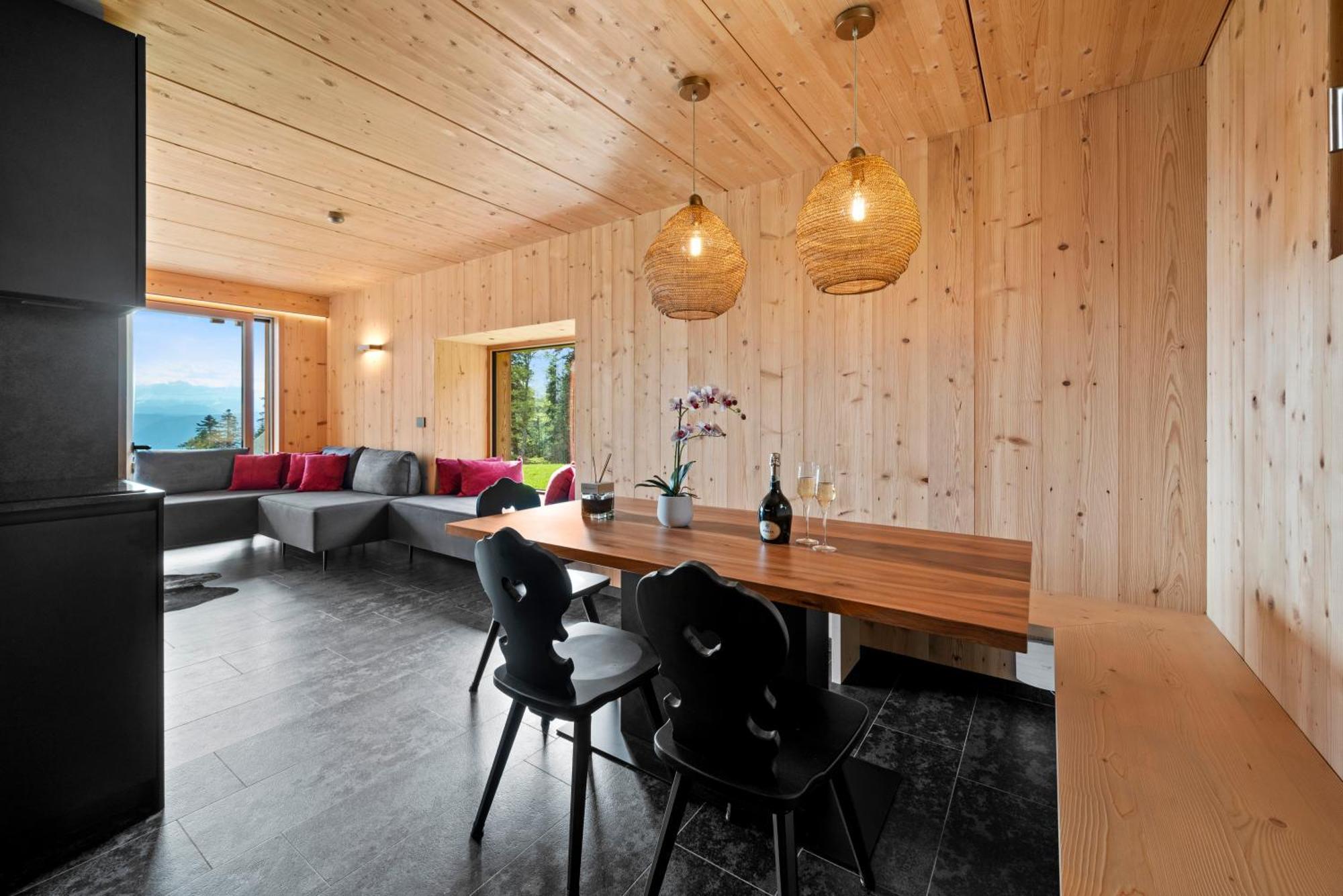 New Opening "Sissi Chalets" - Unique Luxury Hideaway With Mountain View & Sauna Mendel Exterior foto