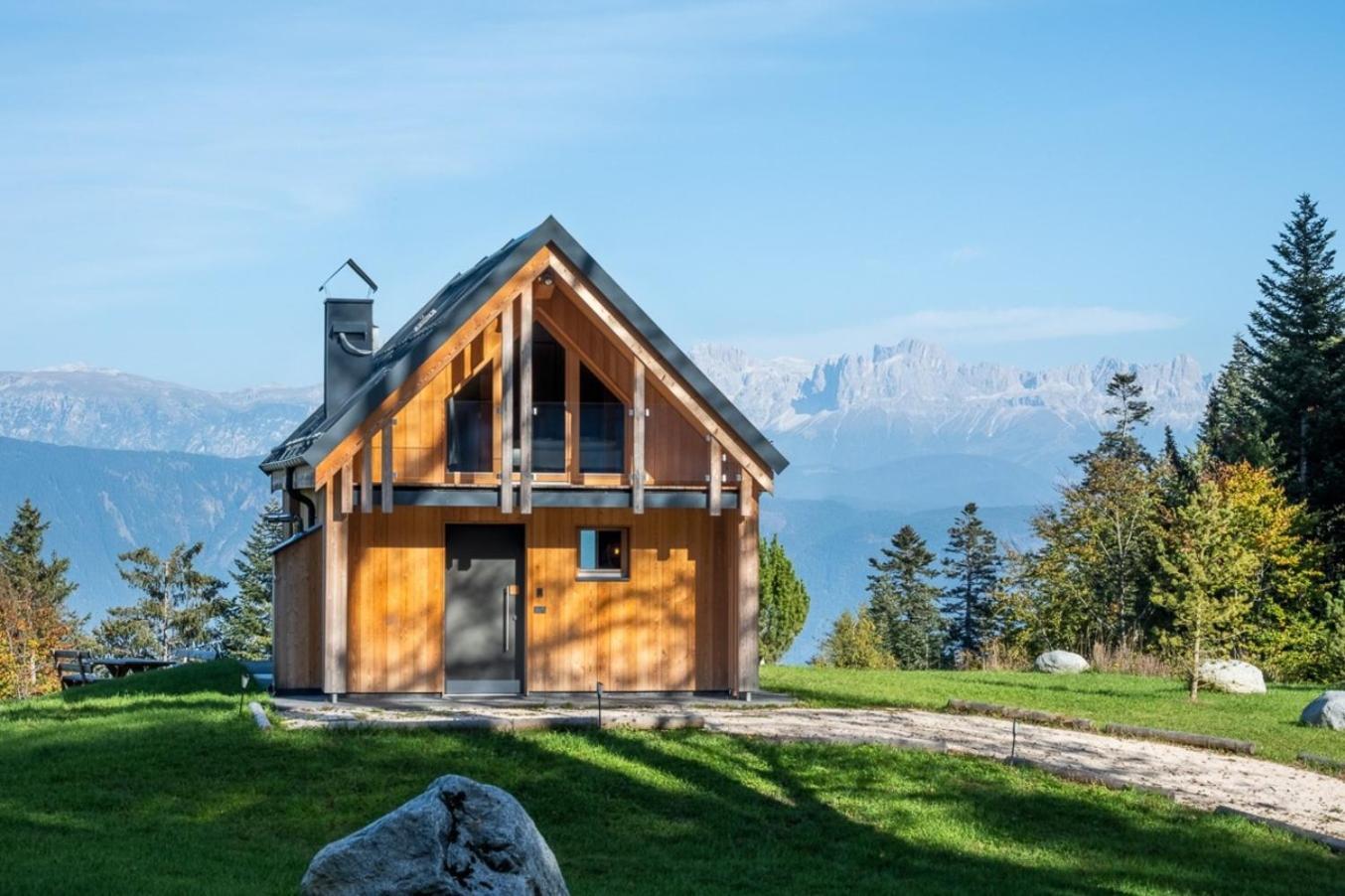 New Opening "Sissi Chalets" - Unique Luxury Hideaway With Mountain View & Sauna Mendel Exterior foto